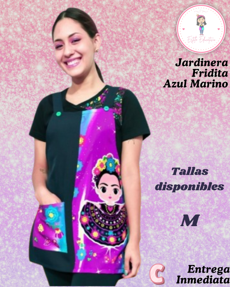 Jardinera Fridita Talla M Azul Marino