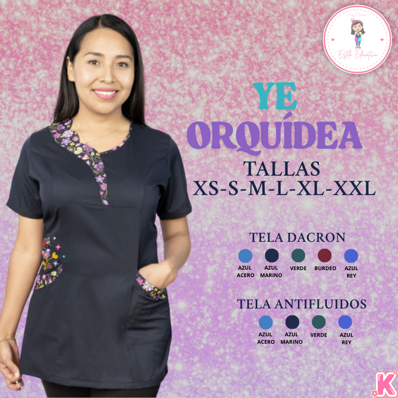 Delantal Ye Orquidea