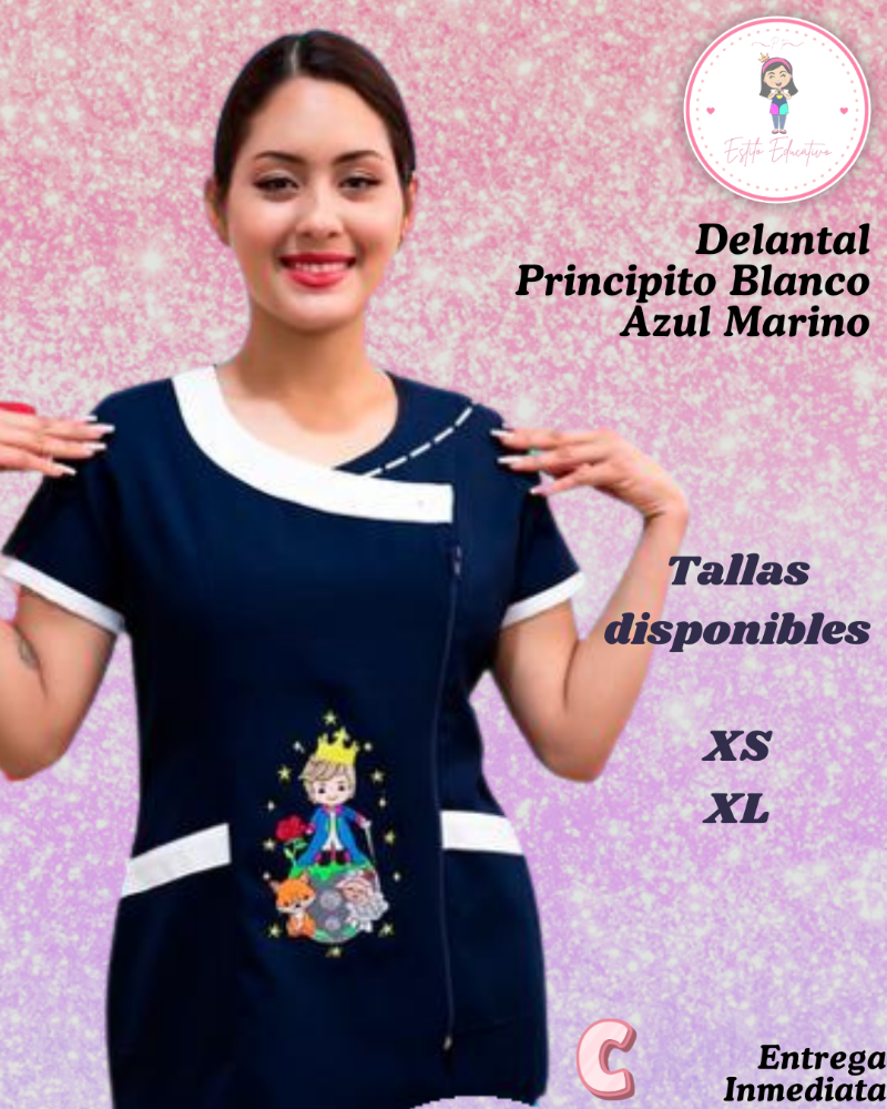 Delantal Principito Blanco