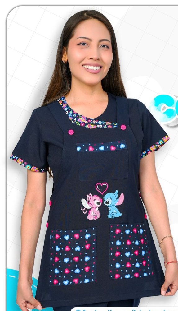 JARDINERA STITCH CORAZONES