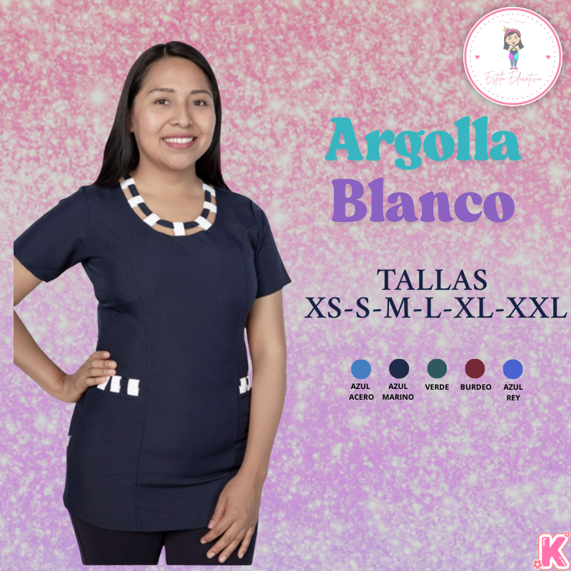 Delantal Argolla Blanco