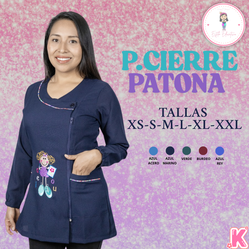 Delantal P.cierre Patona M.L
