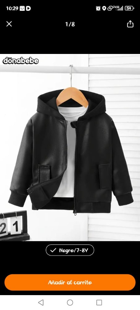 CASACA NIÑO TALLA 6 - 7 AÑOS
