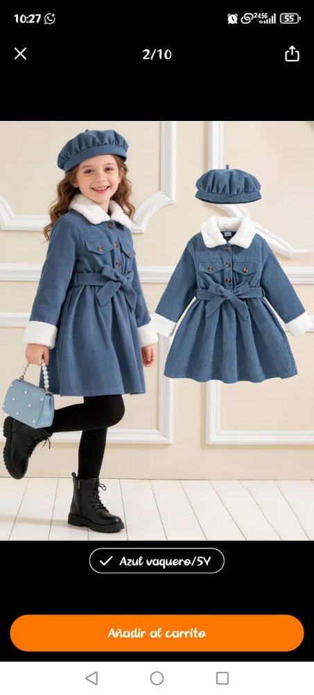 CHAQUETA + GORRO TALLA 5