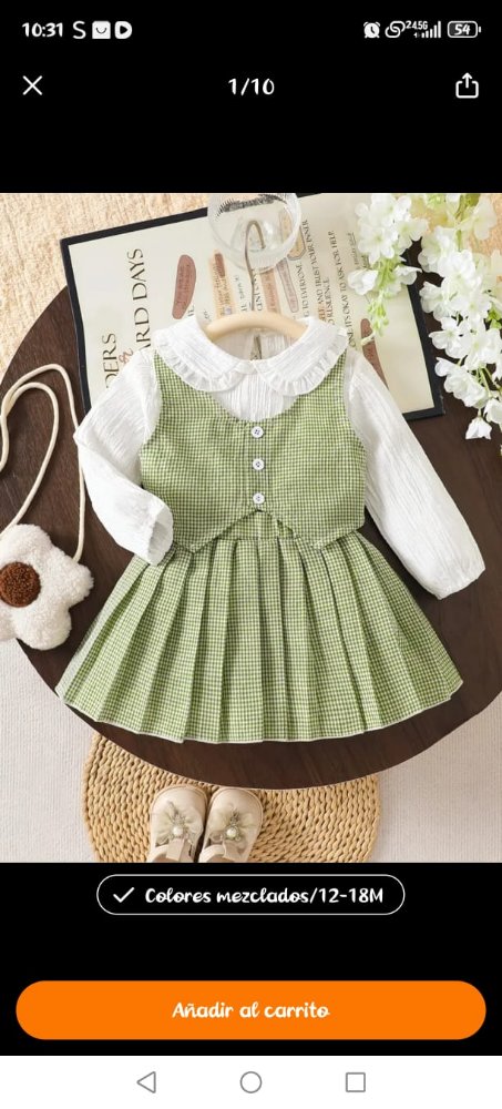 CONJUNTO DE 2 PIEZAS TALLA 12 - 18 M