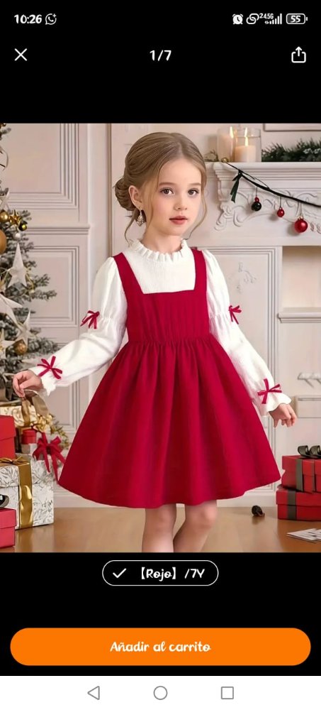 VESTIDO NIÑA TALLA 6