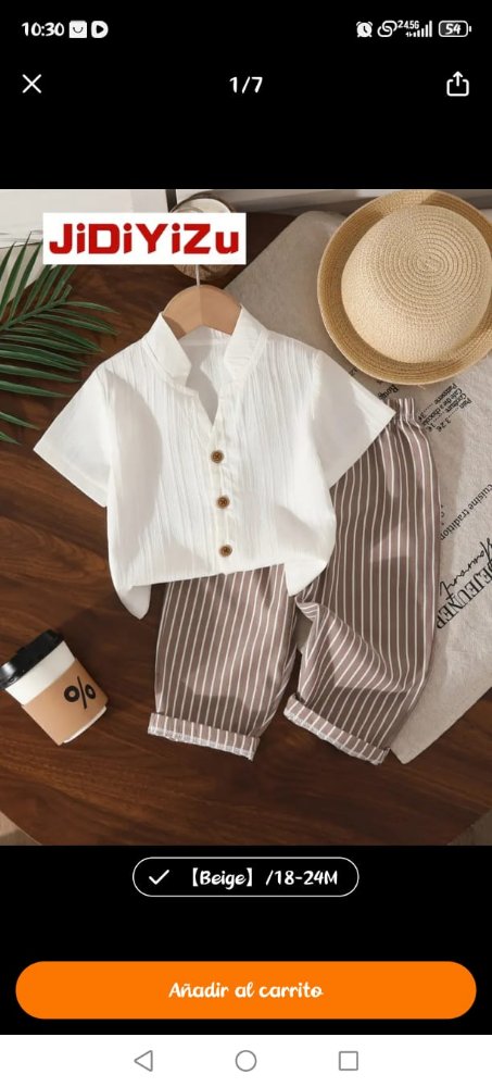 CONJUNTO NIÑO TALLA 12 - 18 MESES