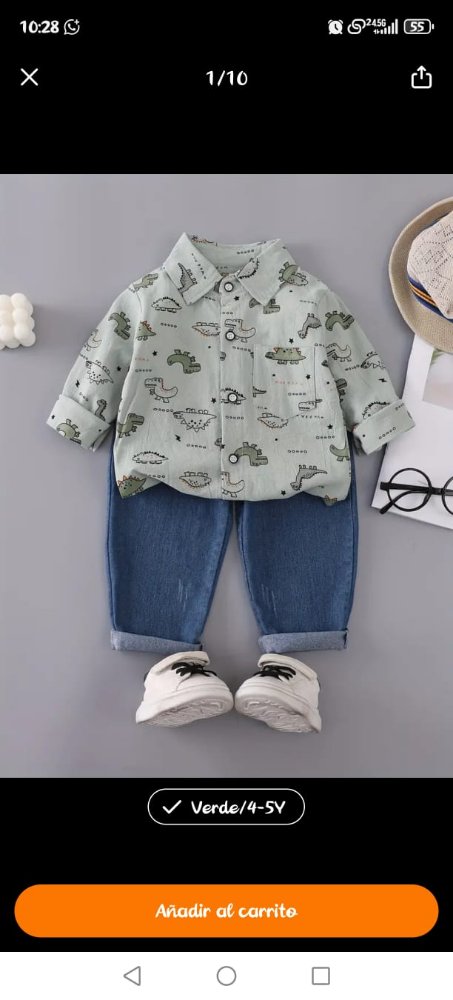 CONJUNTO NIÑO TALLA 4 -5