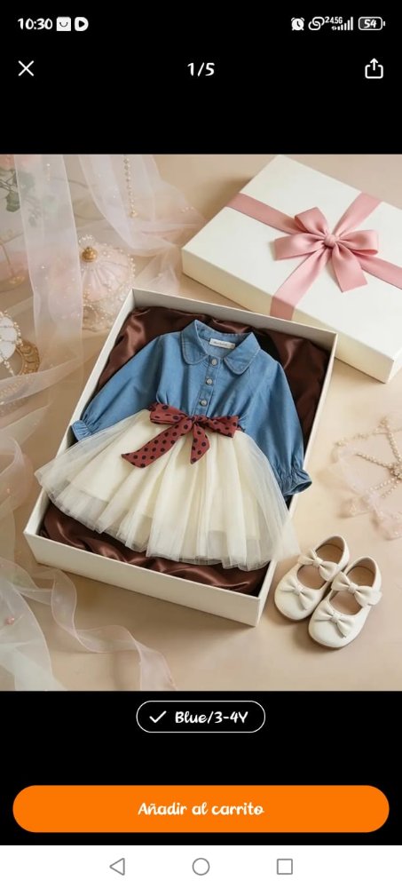 VESTIDO NIÑA TALLA 3 - 4 AÑOS