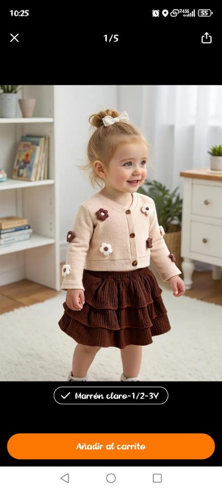 CONJUNTO NIÑA TALLA 2 - 3