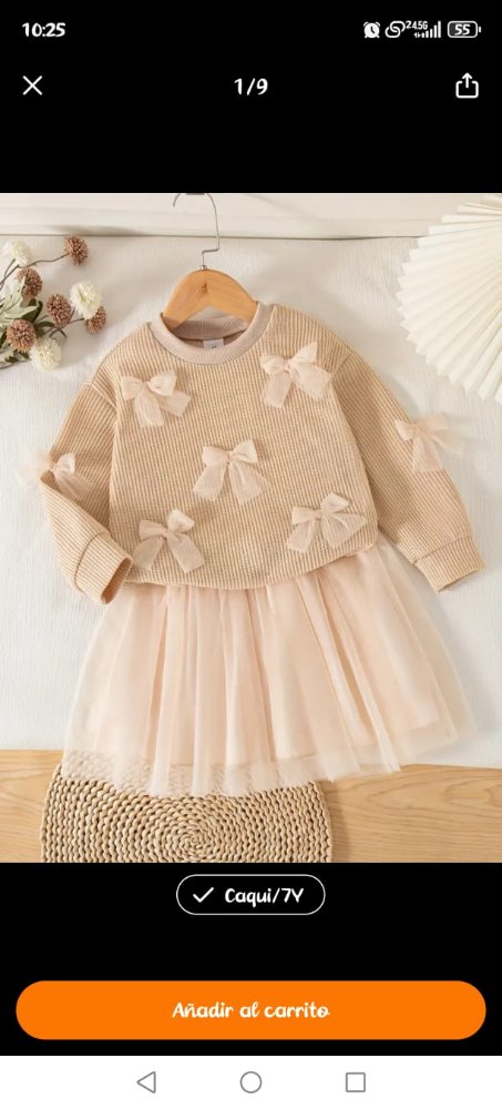 CONJUNTO NIÑA LAZO TALLA 6