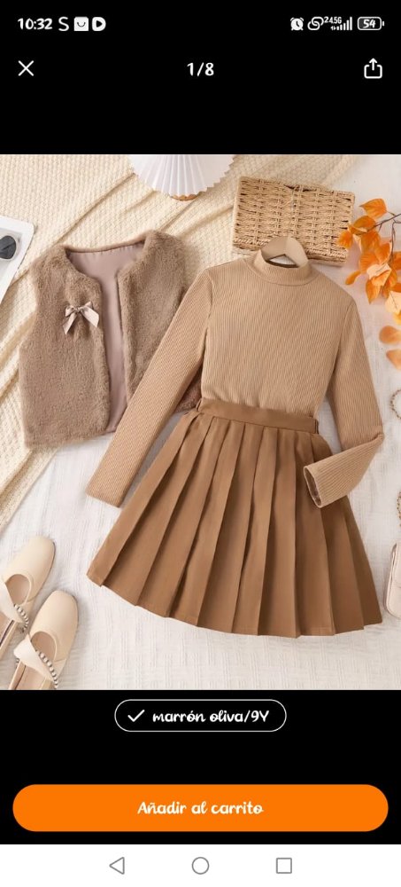 CONJUNTO DE 3 PIEZAS TALLA 8
