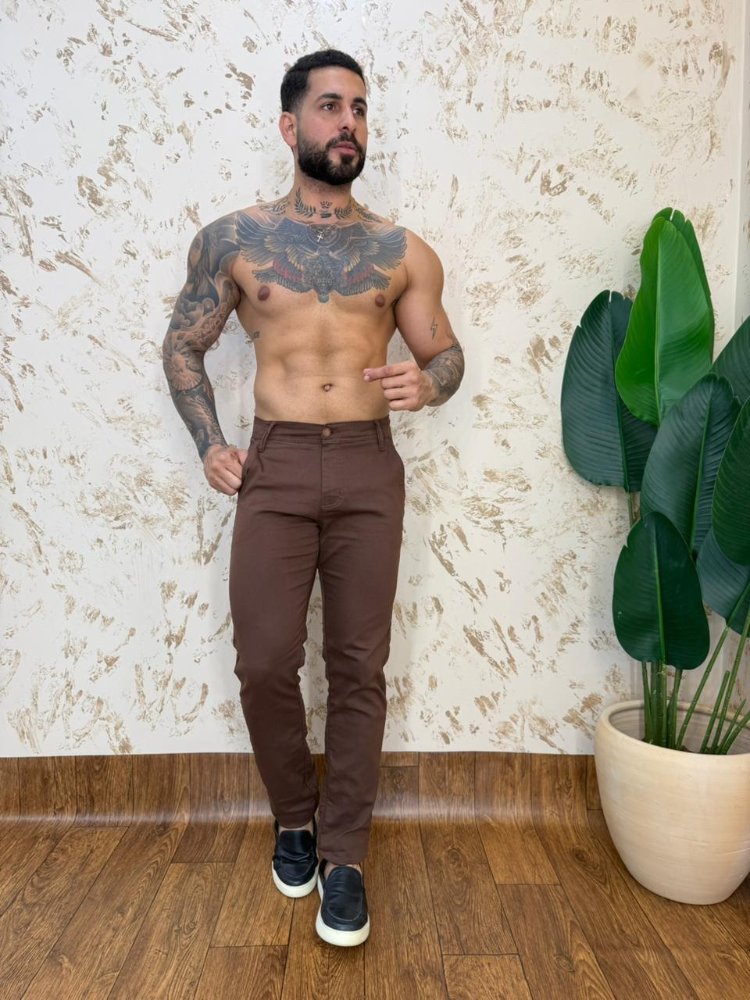 Calça esporte fino com lycra