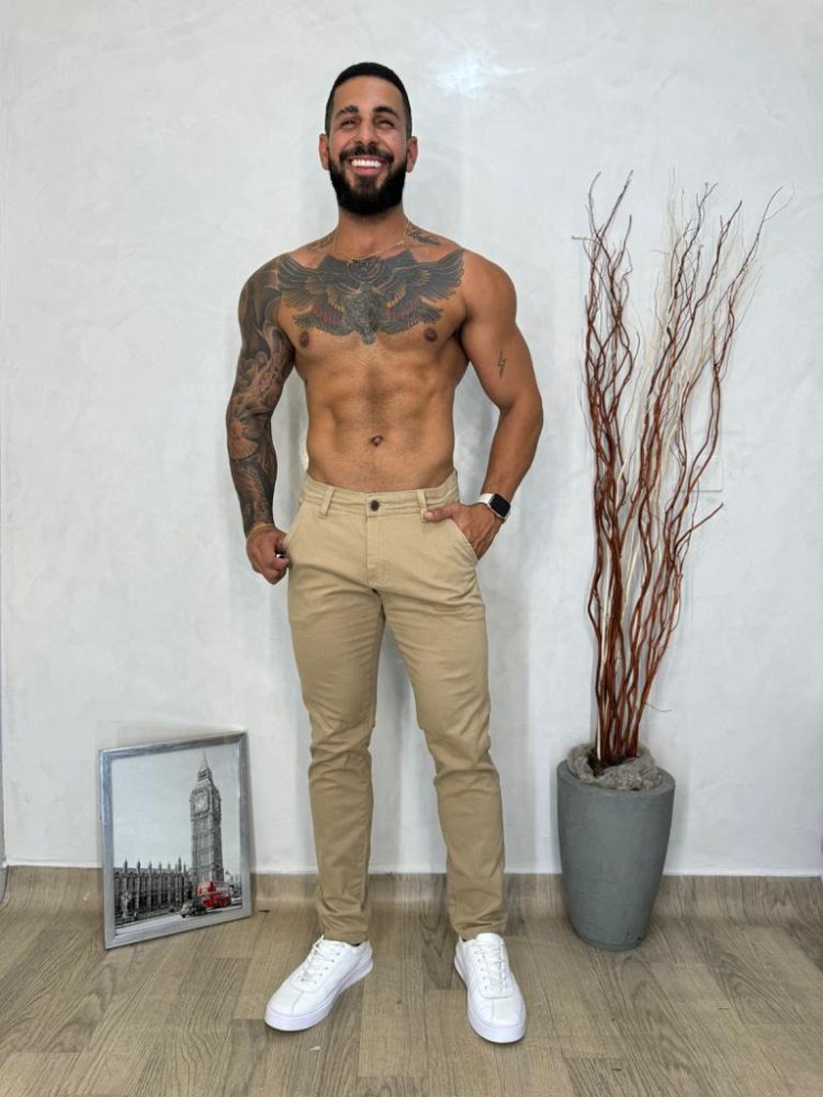 Calça Esporte Fino masculina com Lycra