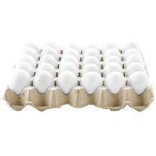 CUBETA DE HUEVOS BLANCOS