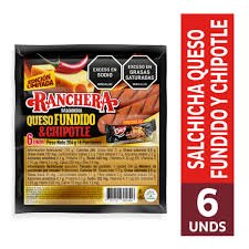 SALCHICHA RANCHERA QUESO TOCINETA 68G