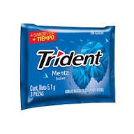 TRIDENT MENTA 3 CHICLES