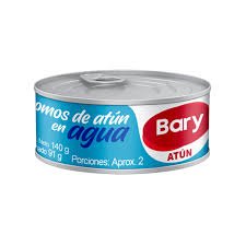 LOMO DE ATUN EN AGUA BARY 180G