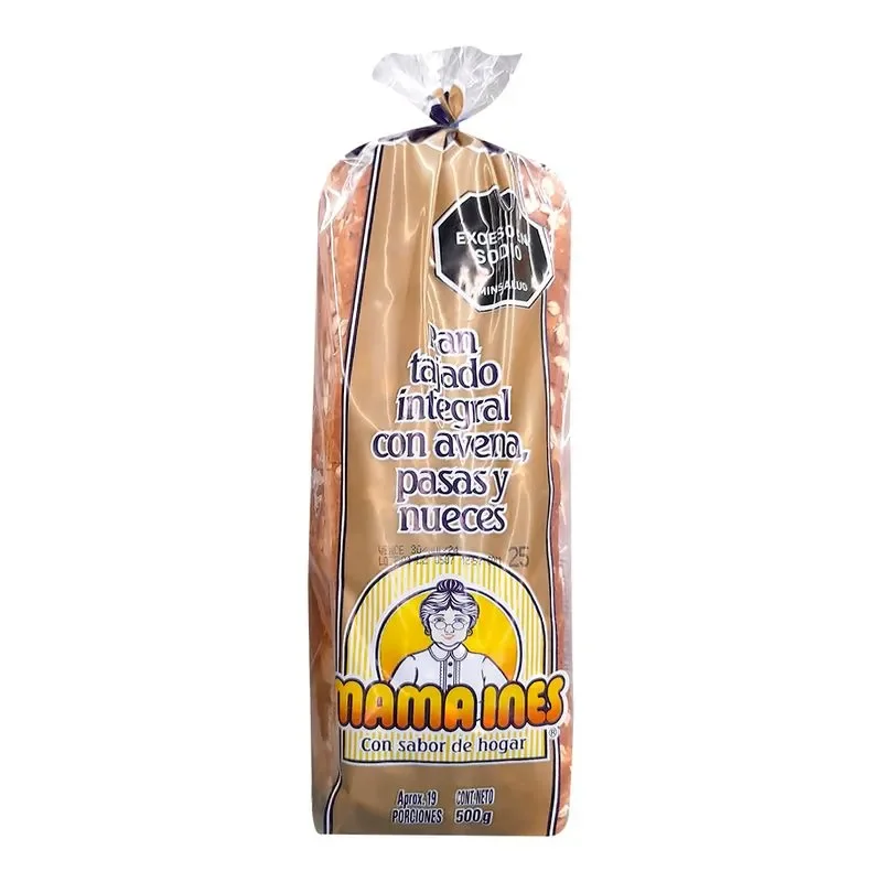 PAN INTEGRAL AVENA, PASAS Y NUECES