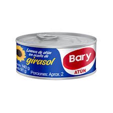 LOMO DE ATUN EN ACEITE BARY 180G