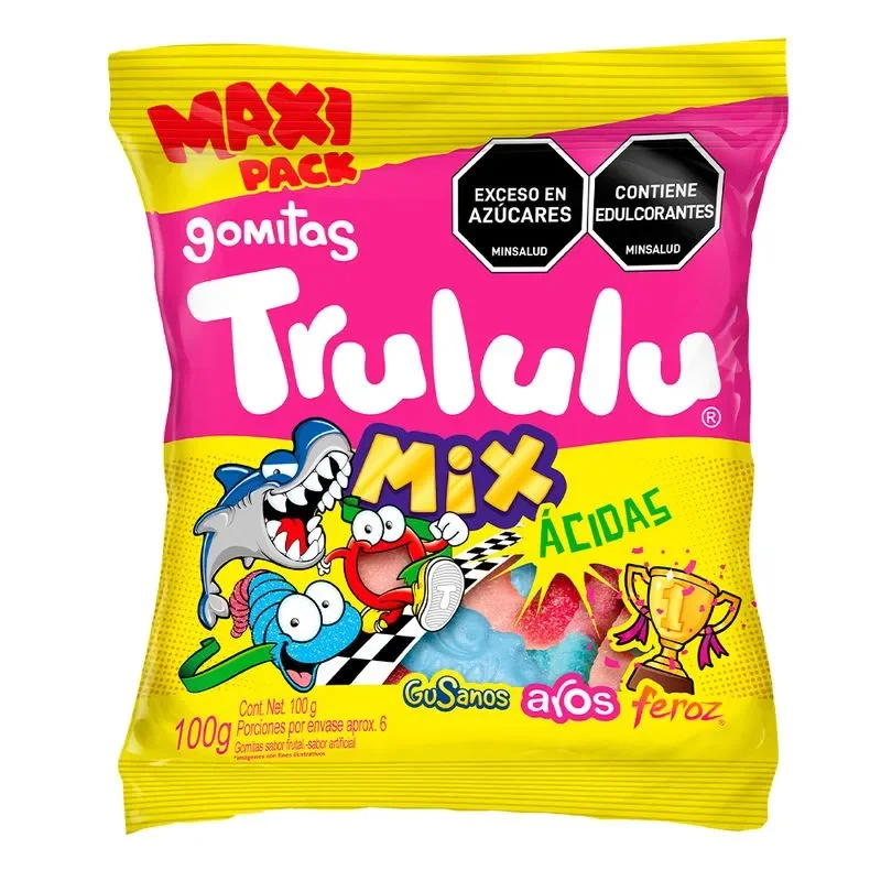 GOMAS TRULULU MAXI PACK MIX ACIDAS
