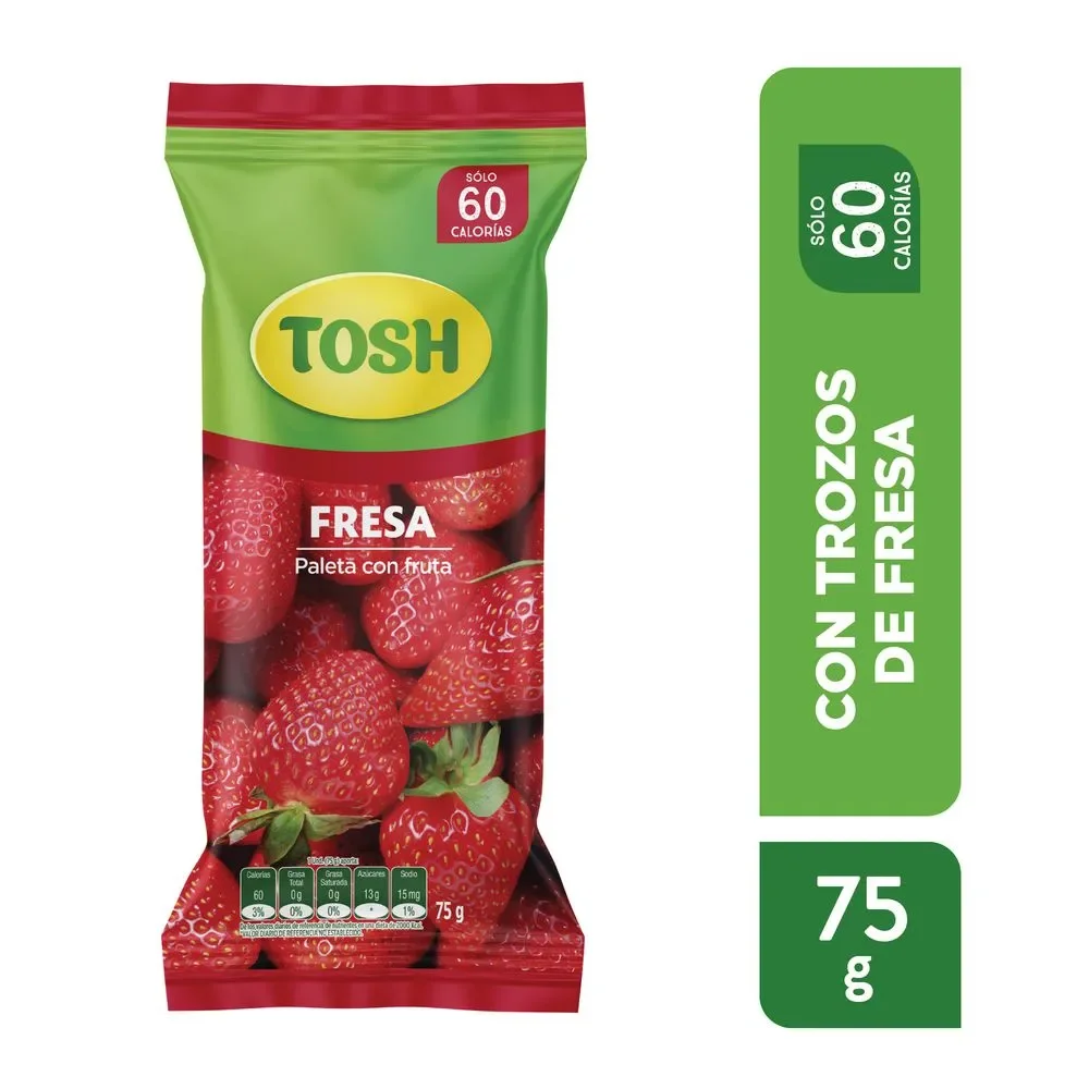 PALETA TOSH DE FRESA