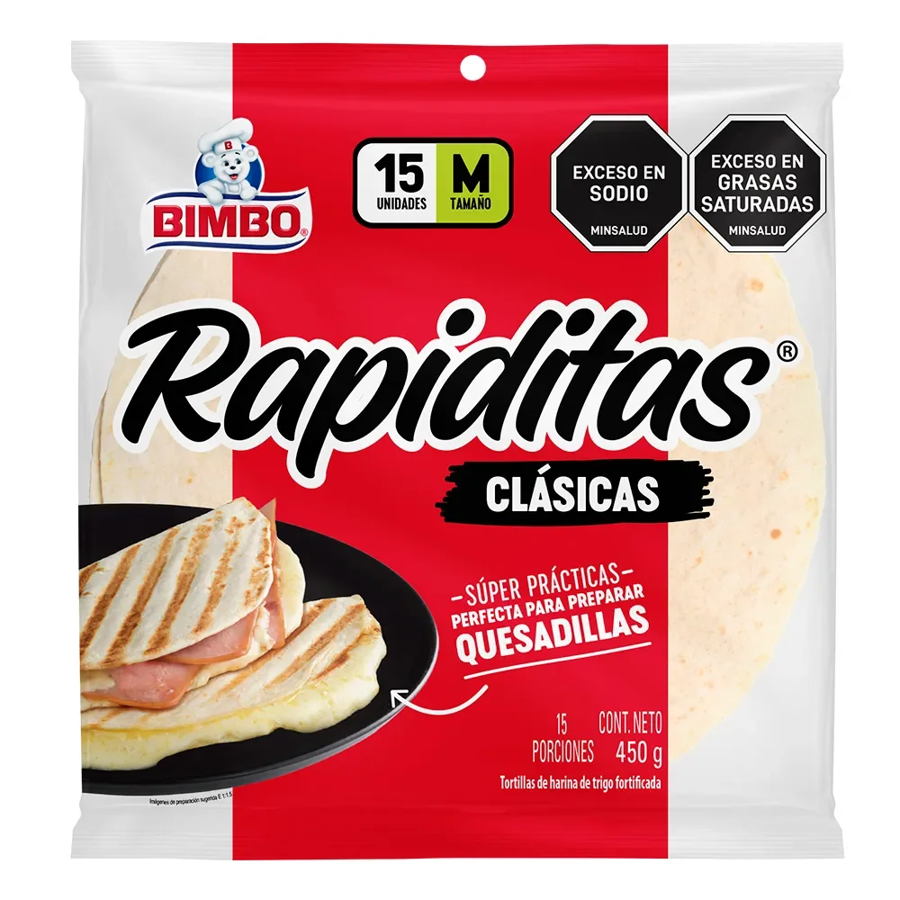 TORTILLA CLASICA 450G BIMBO