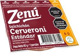 SALCHICHON CERVERONI ZENU 40G