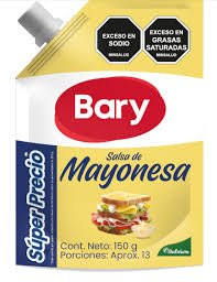 SALSA DE MAYONESA BARY 150G