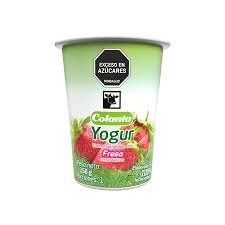 YOGUR ENTERO FRESA 100G COLANTA