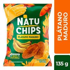 NATUCHIPS DE PLATANO MADURO 135G