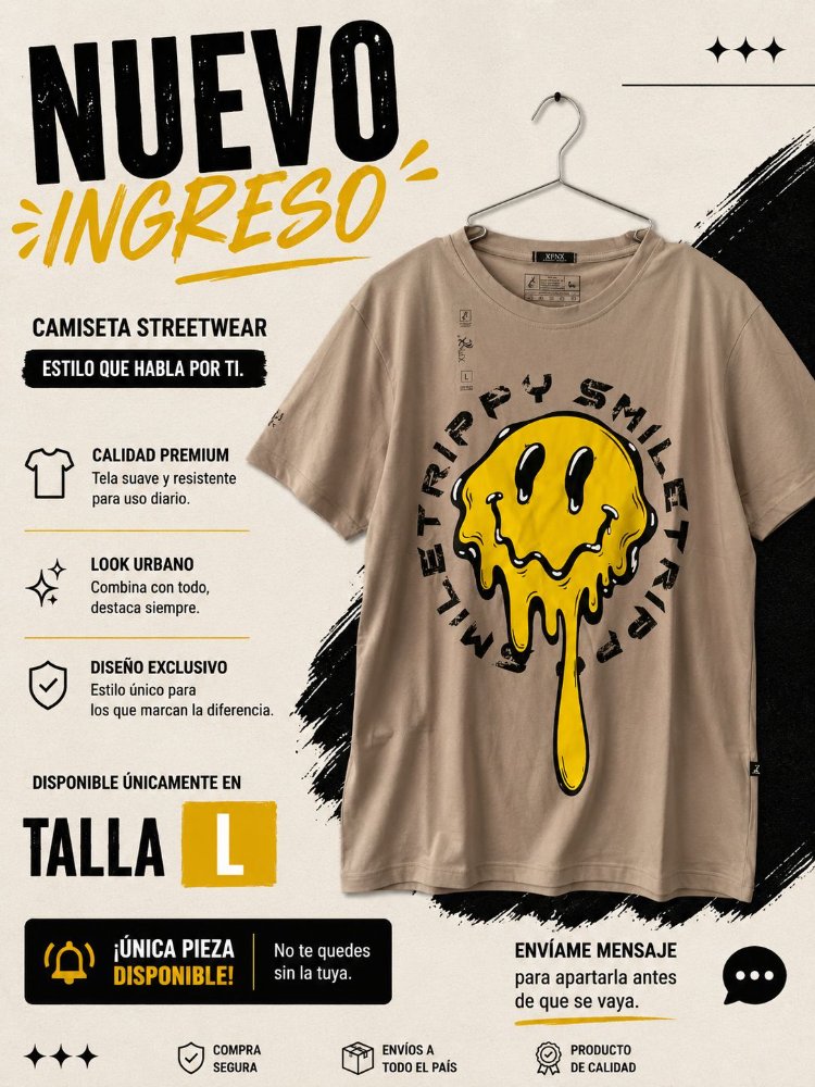 Camiseta Smile Trippy