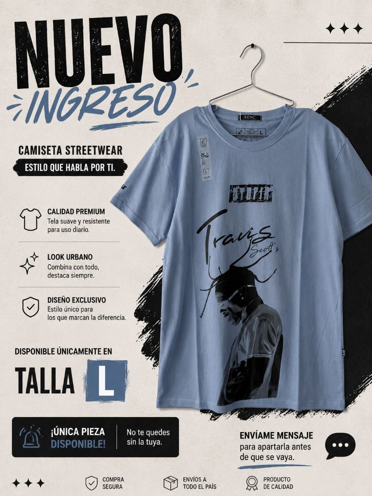 Camiseta Travis Scott
