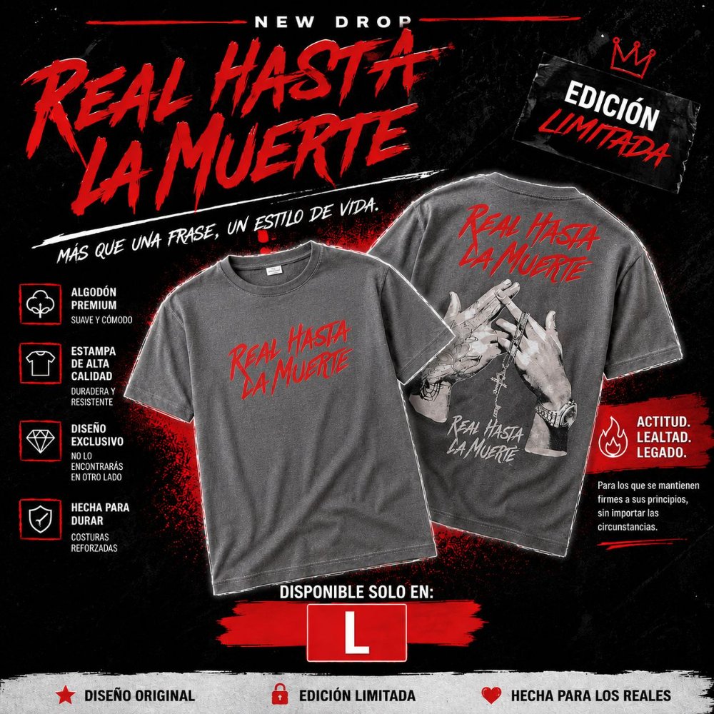 Camiseta Real Hasta La Muerte