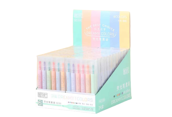 RESALTADOR PAQUETE DE 6COLORES