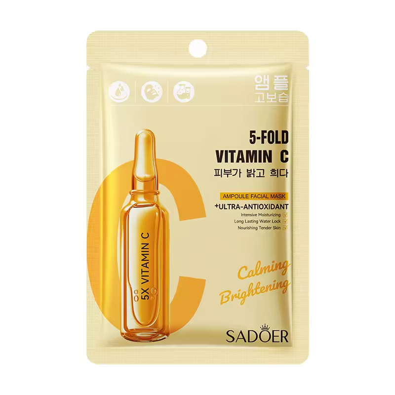 Mascarilla facial 5x vitamina C SADOER
