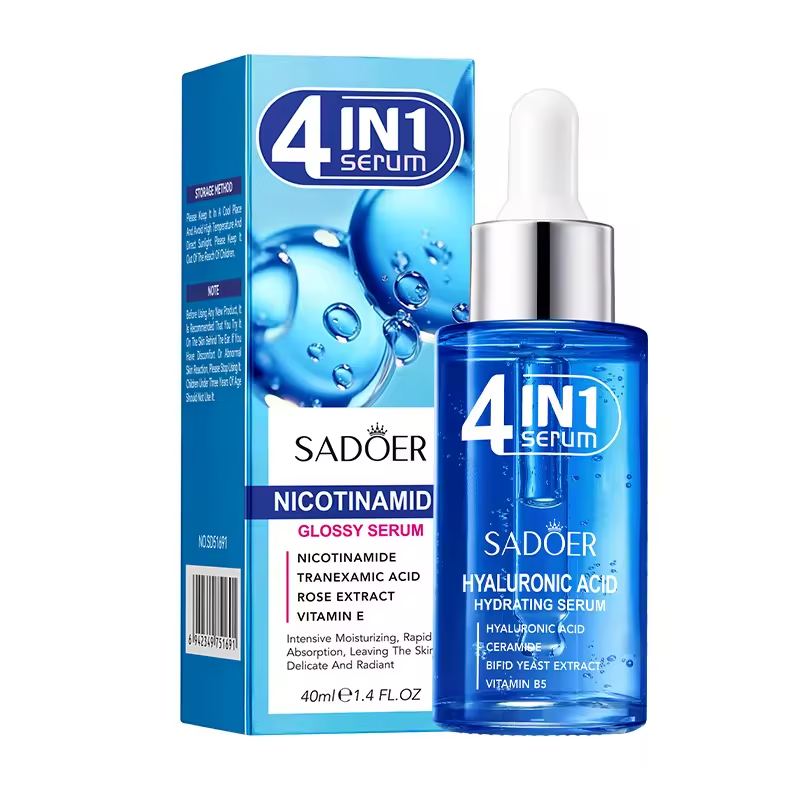 Sérum facial 4 en 1 ácido hialurónico SADOER