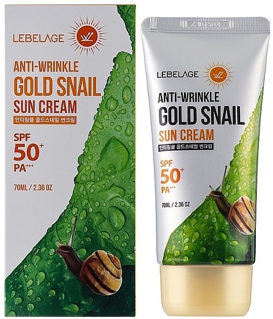 Protector solar 50 SPF baba de caracol LEBELAGE