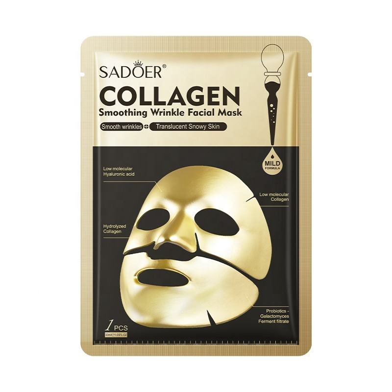 Mascarilla facial colágeno gold SADOER