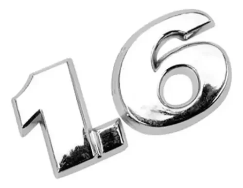 EMBLEMA CROMADO  1.6 DE CORSA