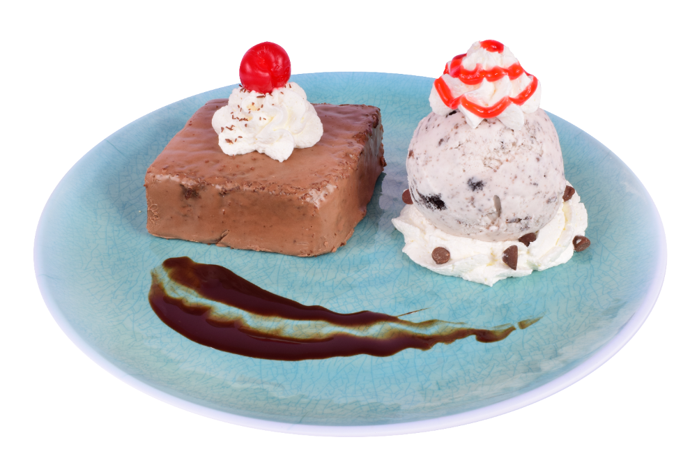 Brownie Con Helado