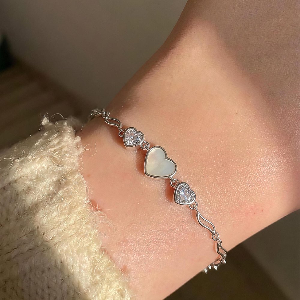 Pulsera plata OVA0432