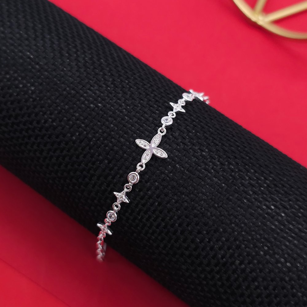 Pulsera plata OVA0375