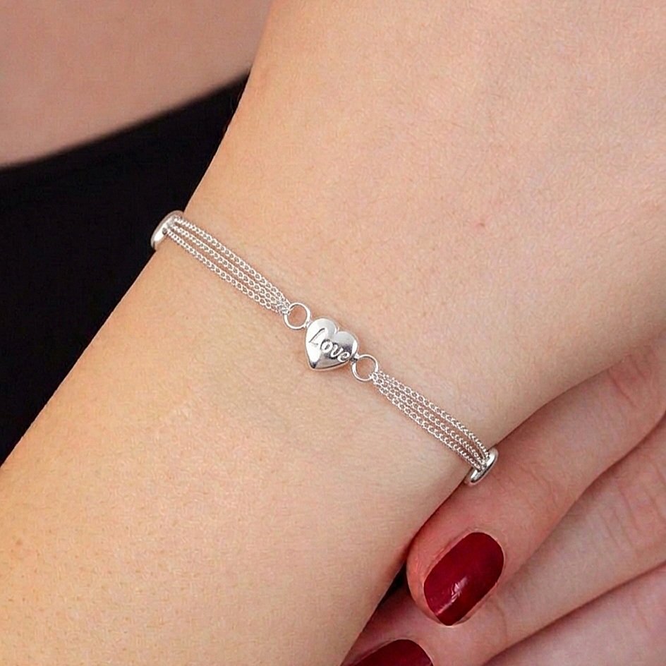 Pulsera plata OVA0450