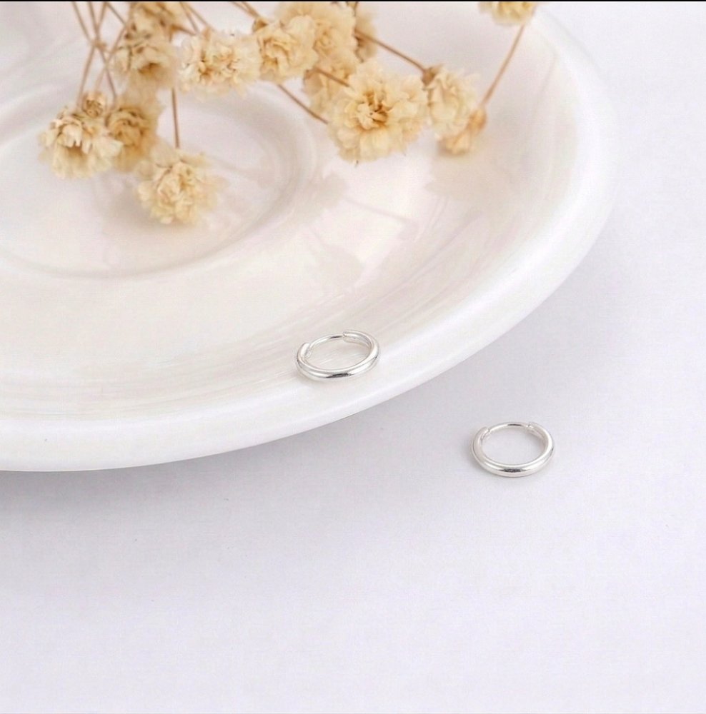 Argollas plata OVA0454