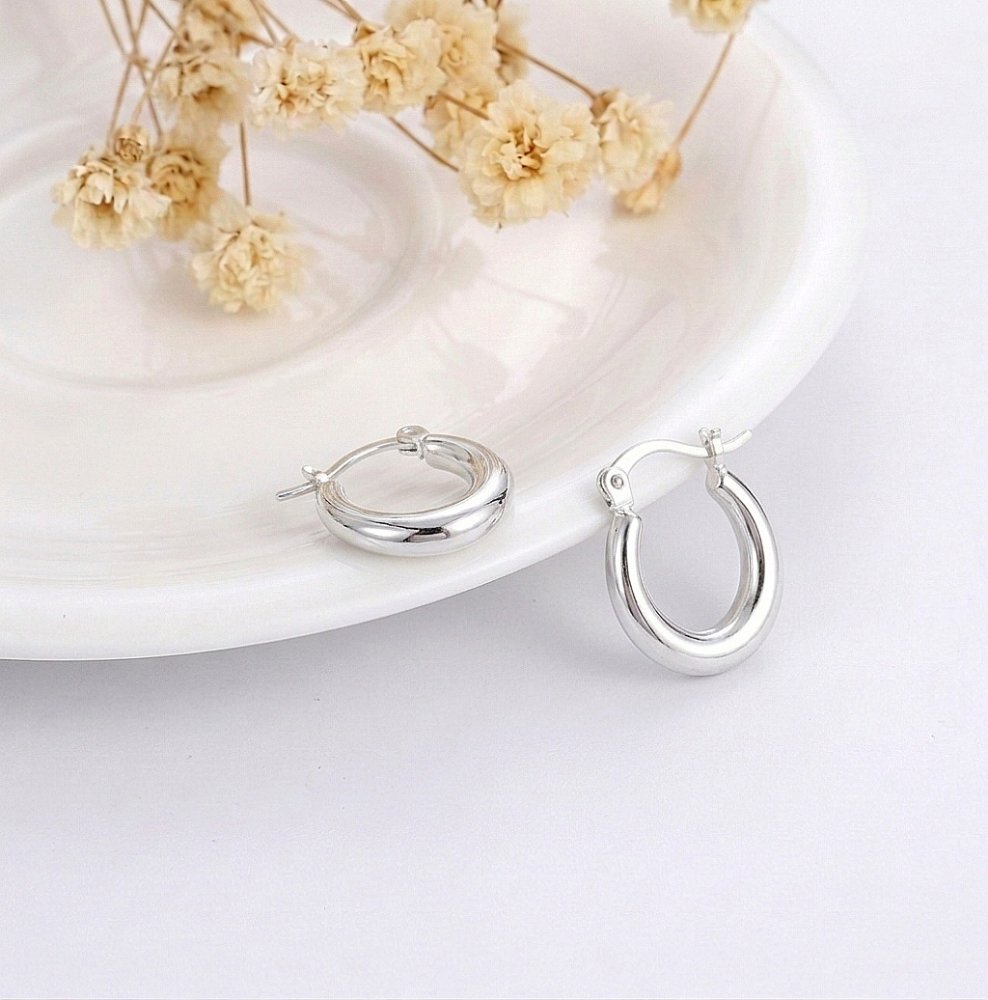 Argollas plata OVA0464