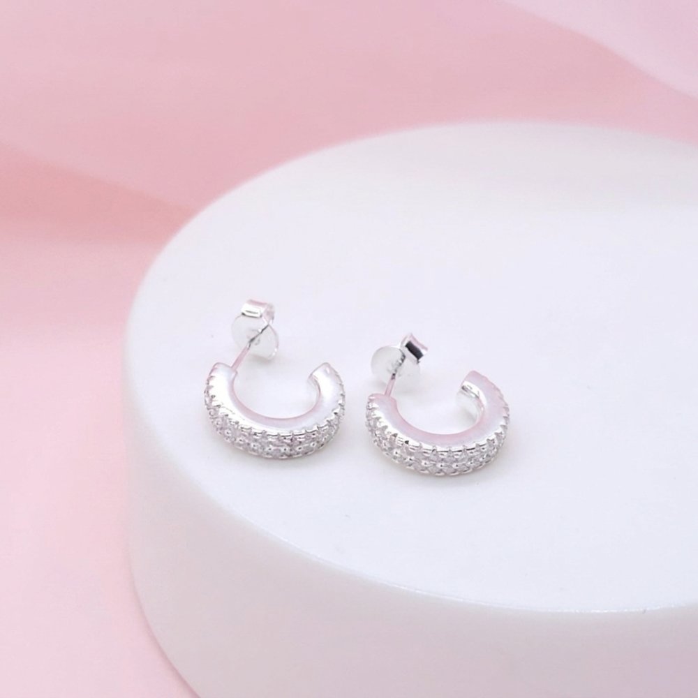 Argollas plata OVA0467