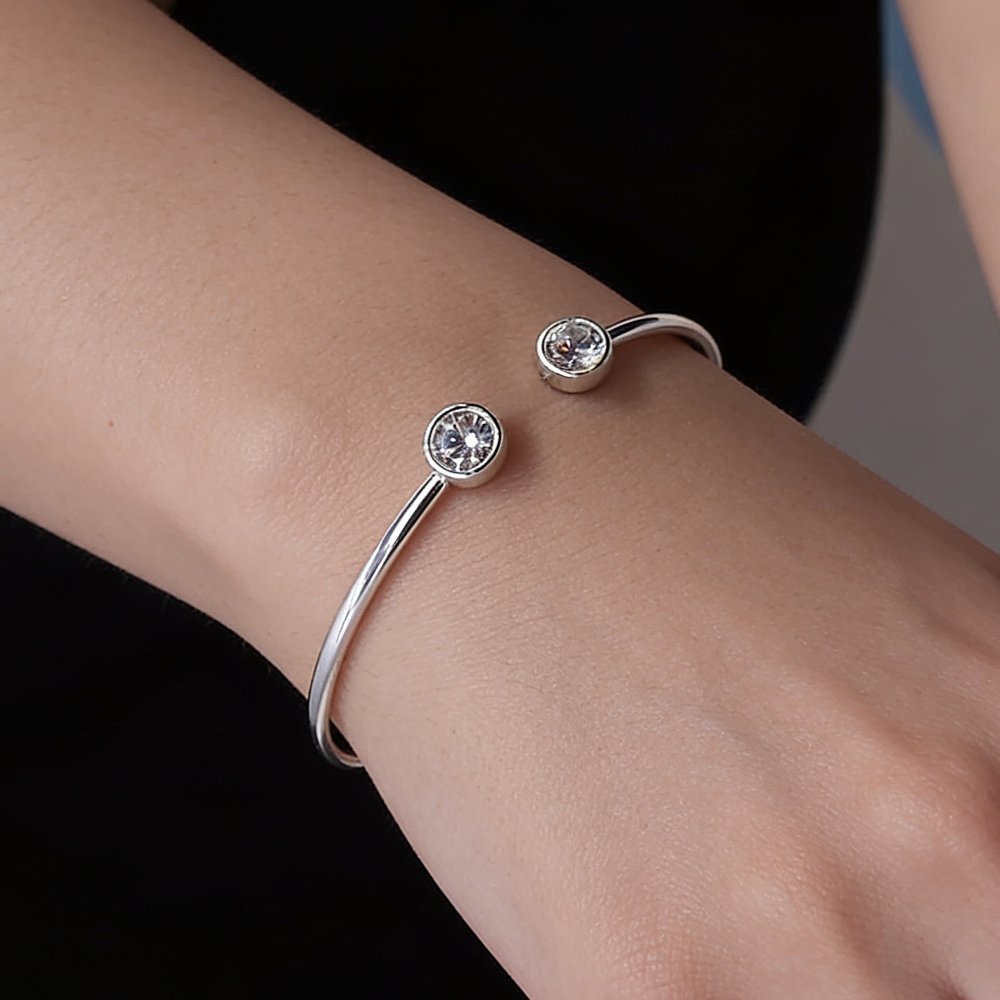 Pulsera plata OVA0371