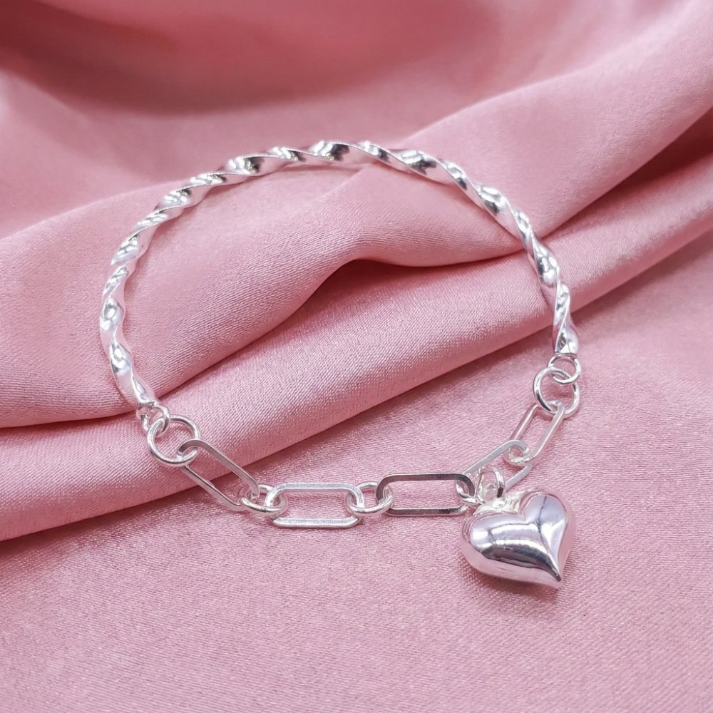 Pulsera plata OVA0398