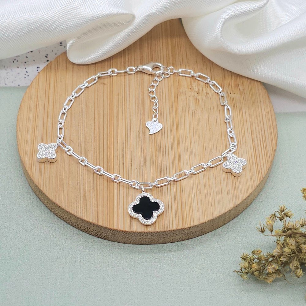 Pulsera plata OVA0385